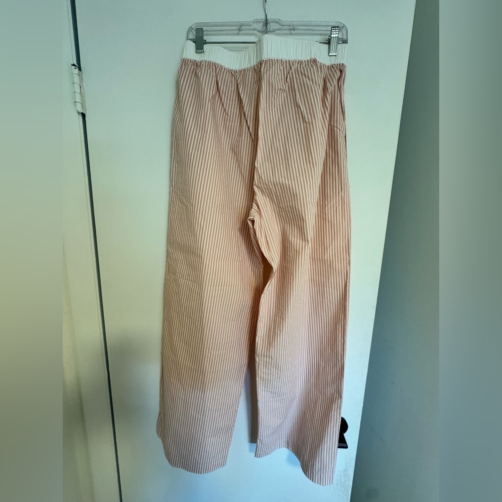 NWT BY MALENE BIRGER HELSY STRIPE BOXER PANT W/ CONTRAST WAIST BAND- SIZE 10 - Picture 8 of 8